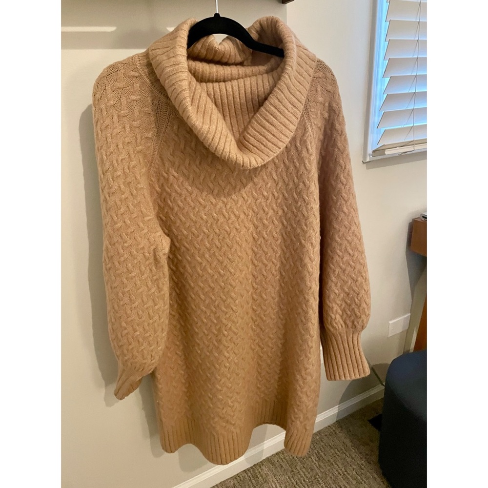 Banana Republic cowl neck sweater dress
